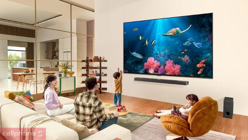 Thiết kế, màn hình Smart Tivi LG QNED 75QNED70 4K 75 inch 2025