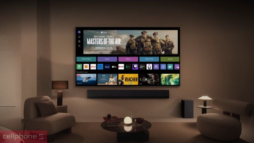 Tấm nền hiển thị, tần số quét của Smart Tivi LG QNED 75QNED70 4K 75 inch 2025