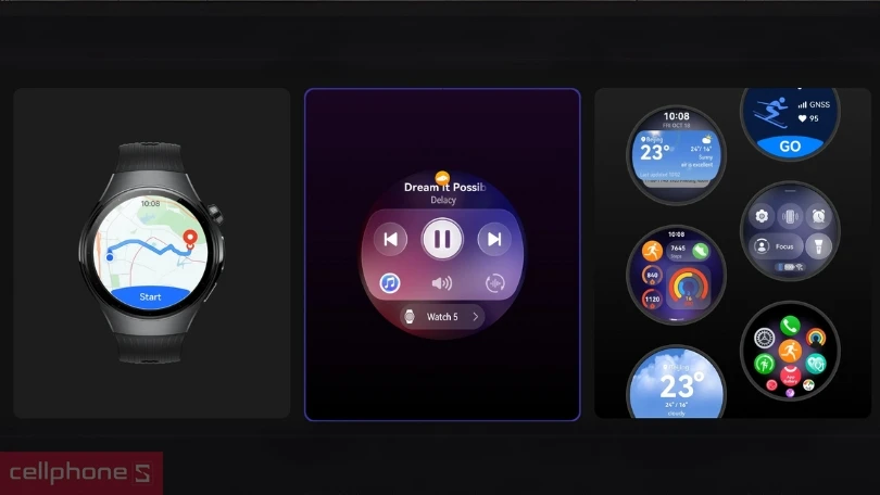 Chức năng theo dõi sức khoẻ của đồng hồ thông minh Huawei Watch 5