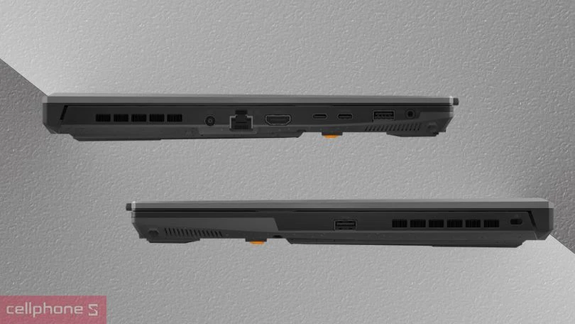 Cổng kết nối, pin của laptop ASUS TUF Gaming F16 FX607VJ-RL034W