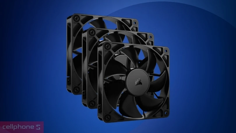 Độ ồn, khả năng vận hành êm ái của quạt tản nhiệt Corsair RS120 3 Pack