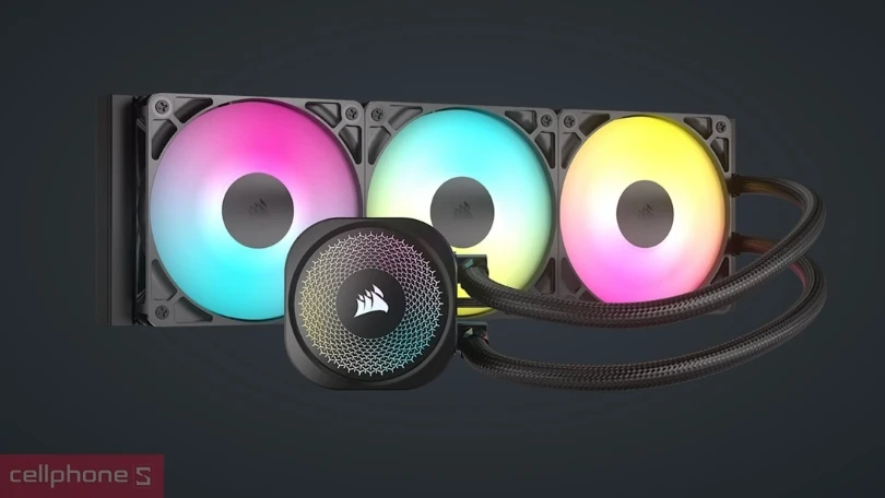 Độ ồn vận hành của tản nhiệt nước Corsair Nautilus 360 ARGB