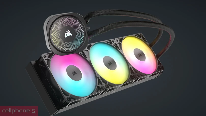Hệ thống điều khiển quạt thông minh của tản nhiệt nước Corsair Nautilus 360 ARGB