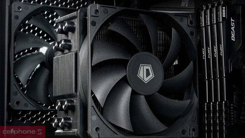 Hệ thống quạt trên tản nhiệt khí ID-Cooling SE-214-XT