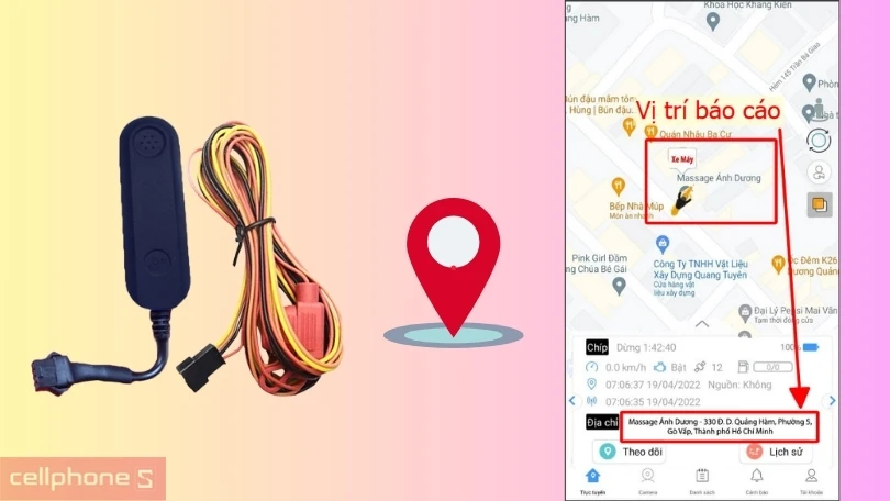 Khả năng định vị chính xác của thiết bị định vị xe máy A06-4G