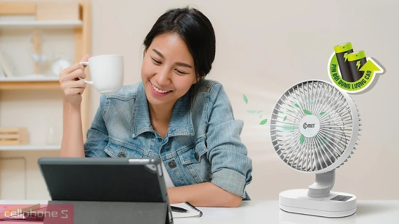 Độ ồn của quạt để bàn