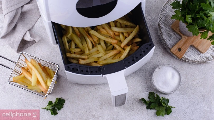nồi chiên không dầu 12l và nhược điểm