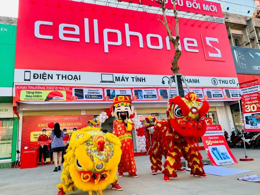 CellphoneS khai trương cửa hàng điện thoại Thái Nguyên
