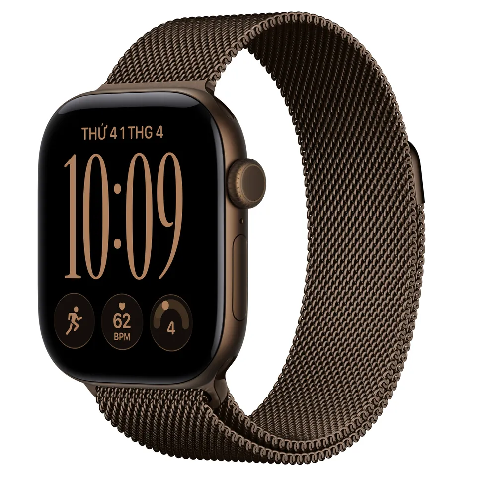 Apple Watch Series 12 46mm (5G) Viền Nhôm Dây Thép Size S/M