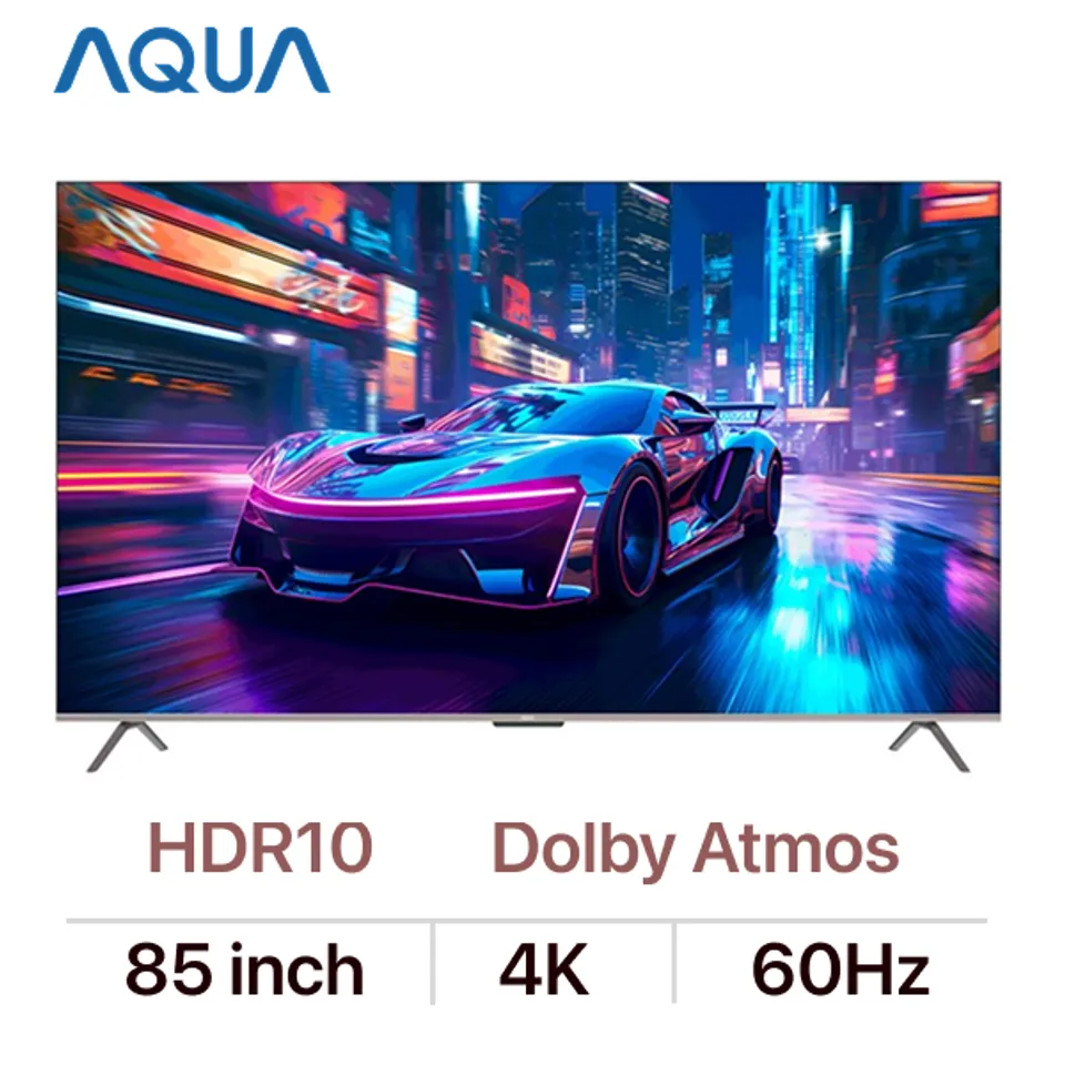 Google Tivi AQUA QLED 4K 85 inch AQT85S800UX