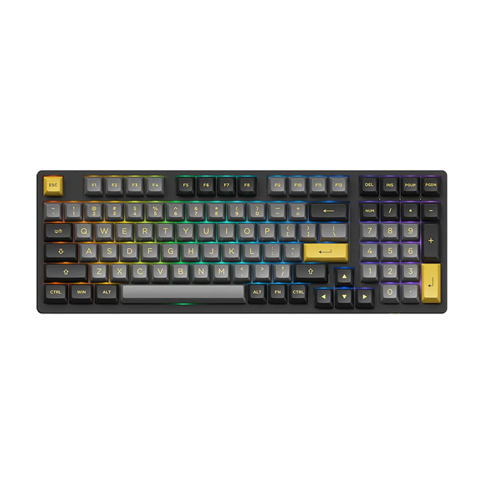 Bàn Phím Cơ Bluetooth Akko 3098B Plus Black & Gold Fairy Silent switch