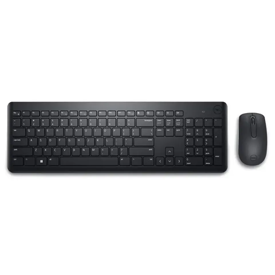 Combo bàn phím + chuột không dây KM3322W Đen