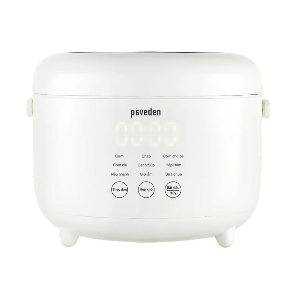 Nồi cơm điện tử 1.2L Paveden PR-1255SW