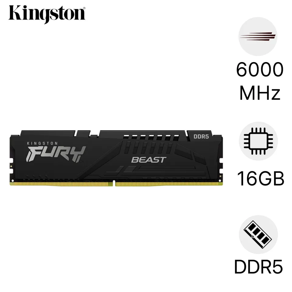 RAM PC Kingston Fury DDR5 6000MHz 16GB (1*16) KF560C36BBE2-16WP