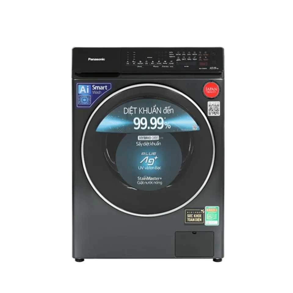 Máy giặt Panasonic cửa ngang 10.5kg 2022 (NA-V105FR1BV)