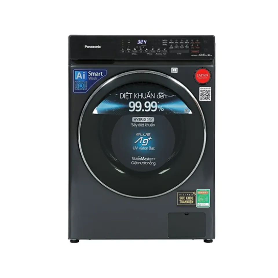 Máy giặt sấy Panasonic giặt 10.5kg - sấy 6kg 2022 (NA-S056FR1BV)