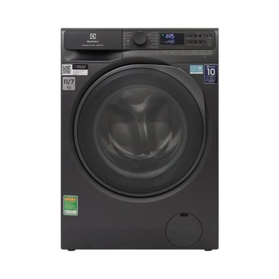 Máy giặt sấy Electrolux cửa ngang giặt 11kg - sấy 7kg 2024 (EWW1143R7SC)