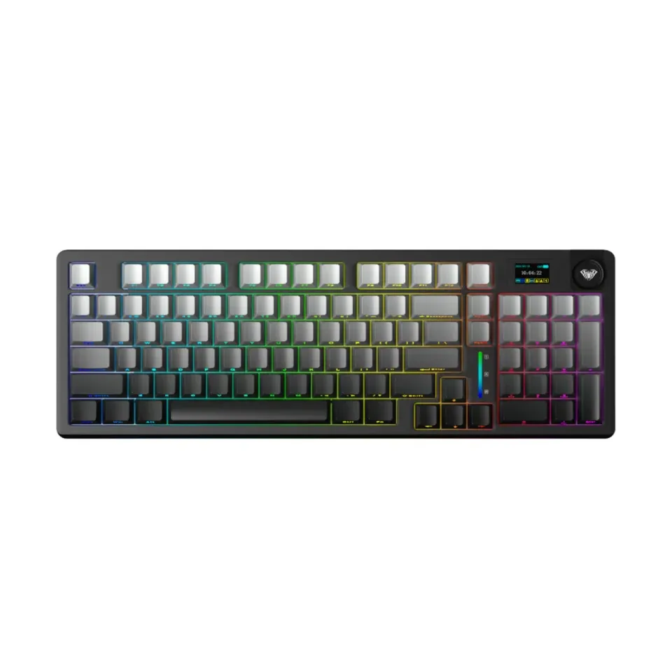 Bàn phím cơ không dây AULA S98 Pro Xám Đen Gradient