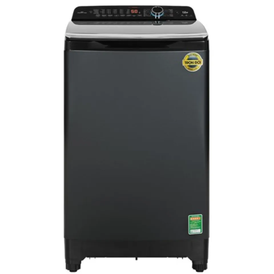 Máy giặt Aqua cửa trên 12kg 2022 (AQW-DR120HT.BK)