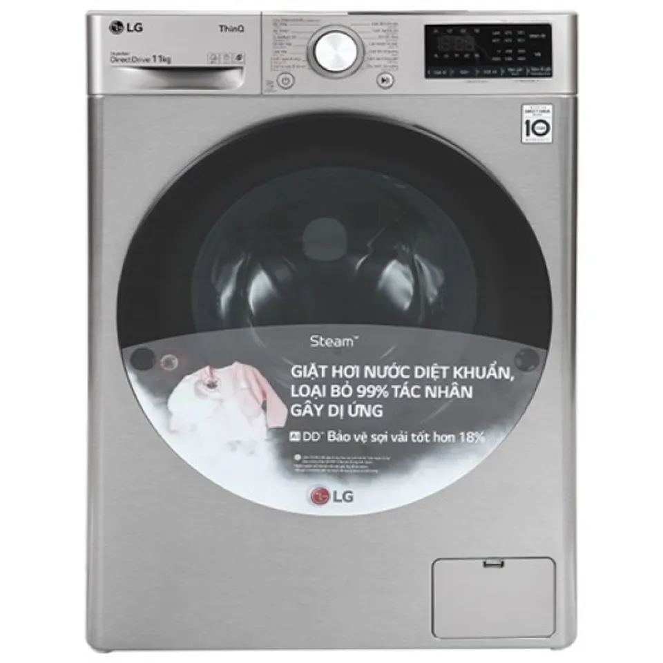 Máy giặt LG cửa ngang 11kg 2021 (FV1411S4P)