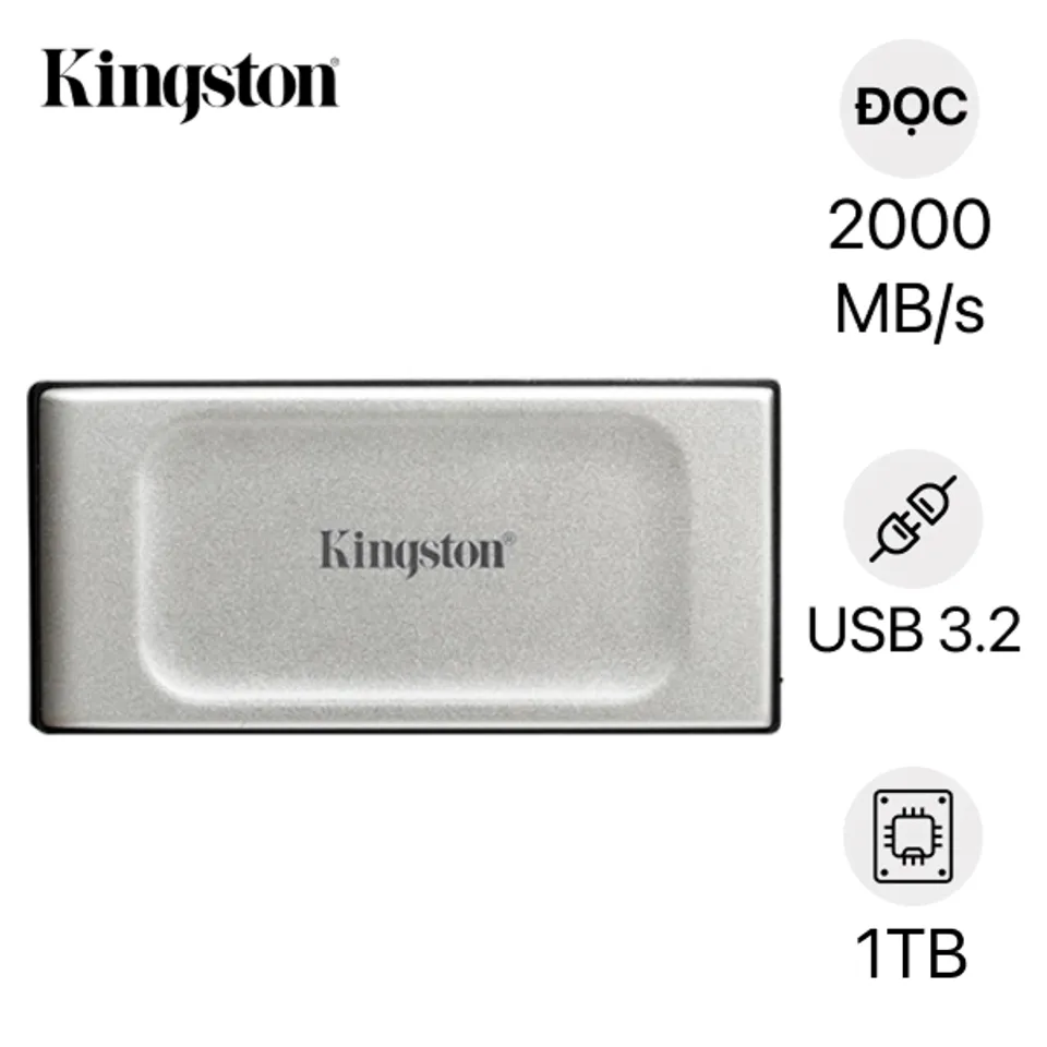 Ổ cứng SSD 1TB Kingston Portable XS2000
