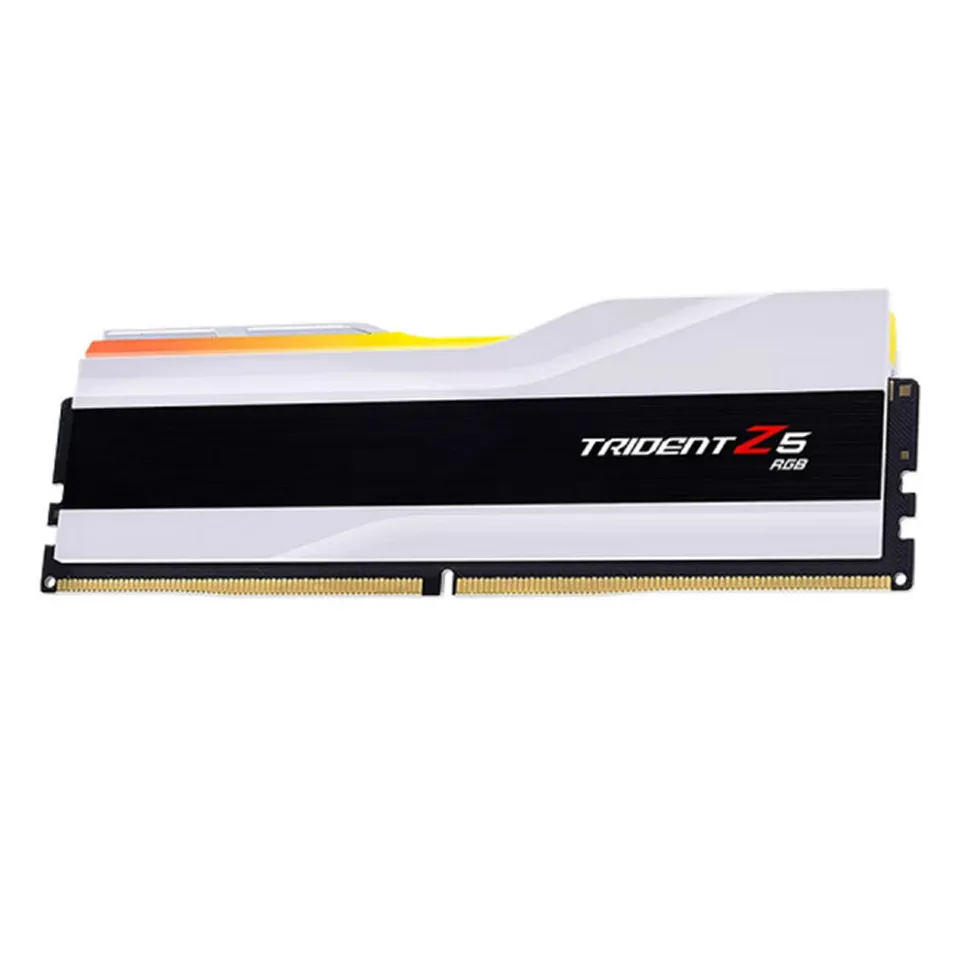 RAM PC GSkill Trident Z5 RGB DDR5 6000Mhz 32GB (1*32GB) F5-6000J3636F32GX1-TZ5RW trắng