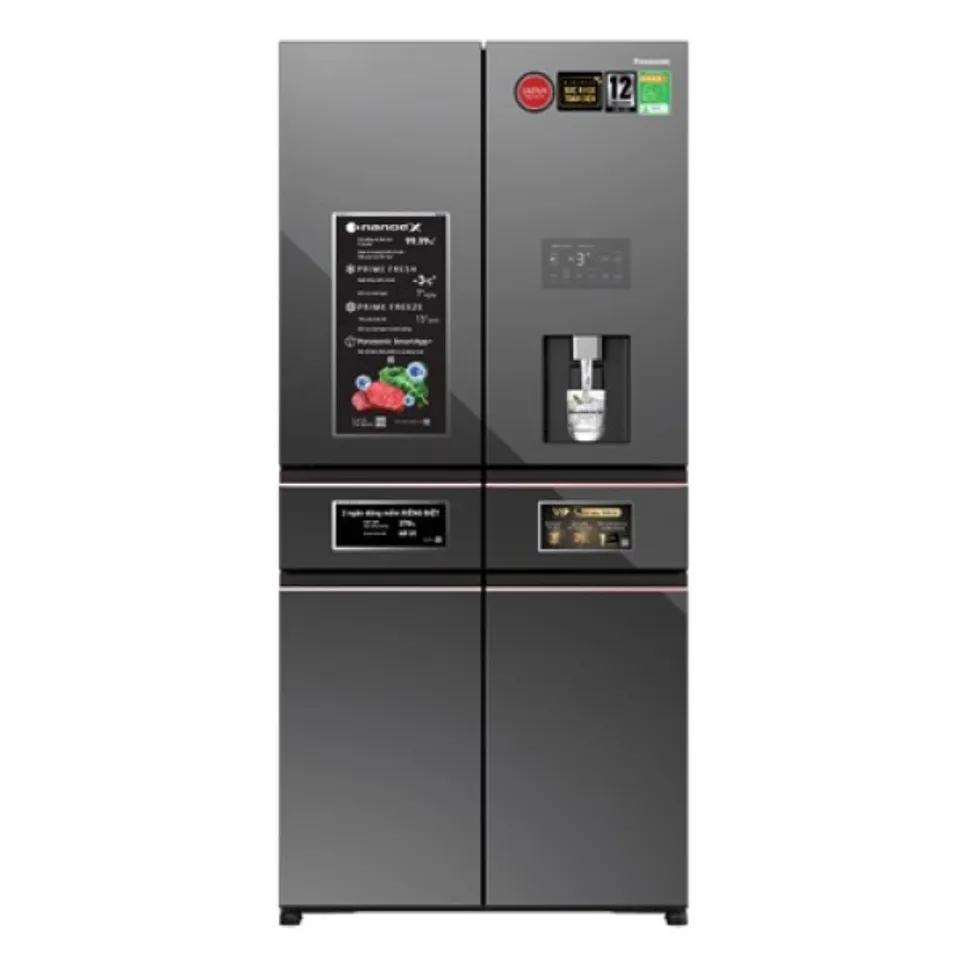 Tủ lạnh Panasonic Multidoor 650L Prime + Edition 2023 (NR-WY720ZMMV)