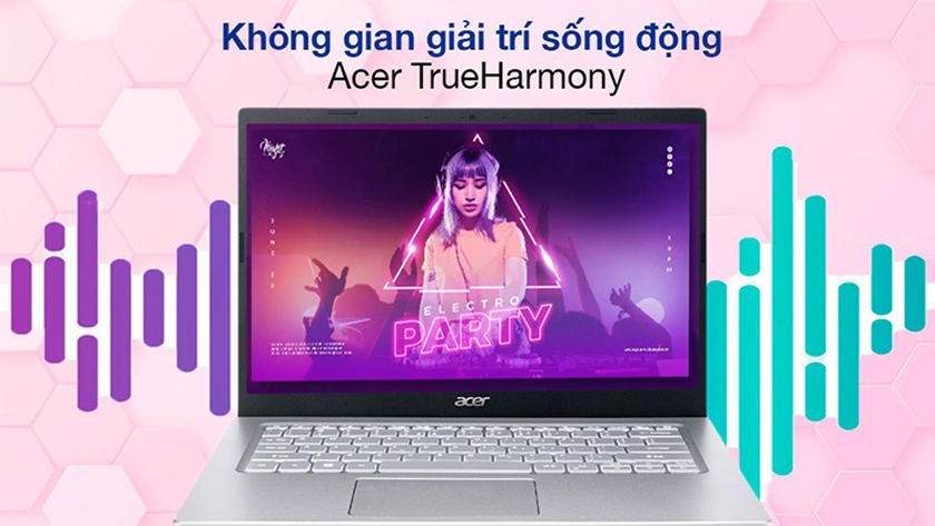 Acer Aspire có hệ thống âm thanh ấn tượng