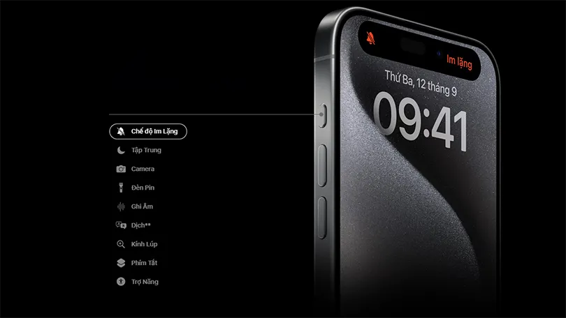 Thiết kế điện thoại Apple iPhone 15 Pro