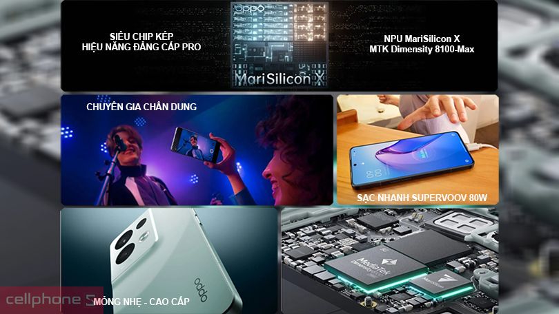 Đánh giá chỉ điện thoại cảm ứng OPPO Reno8 Pro