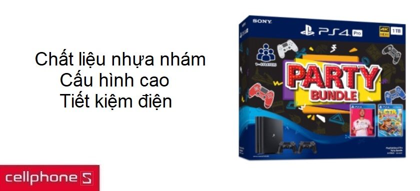 Máy chơi game Sony Playstation 4 Pro 1TB Party Bundle