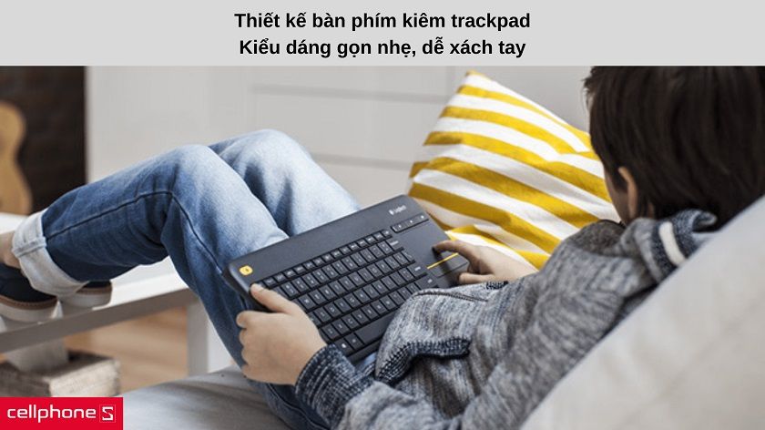 bàn phím không dây Logitech K400 Plus