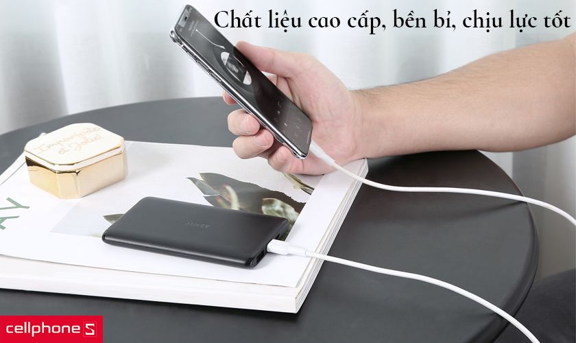 Cáp Type C to Lighting Aukey  CB-CL3 MFI 0.9m