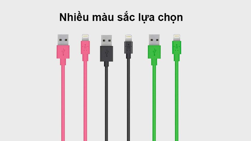 Cáp Belkin Mixit hợp kim siêu bền Lightning 15cm chính hãng, giá rẻ, trả  góp 0%