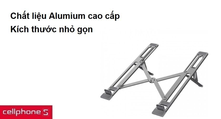 Chất liệu Alumium cao cấp, kích thước nhỏ gọn