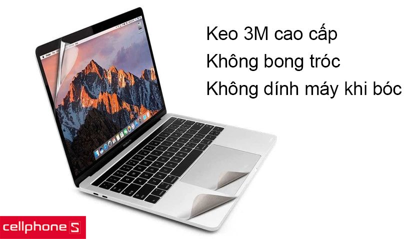 Keo 3M cao cấp, không bị dính keo sau khi bóc