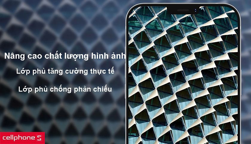 Tích hợp lớp thực tế tăng cường, lớp phủ chống phản chiếu