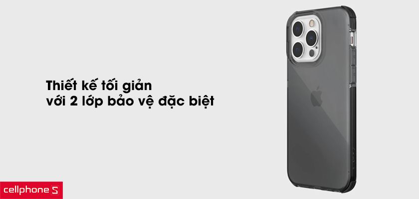 Ốp lưng iPhone 13 Pro Raptic Clear 