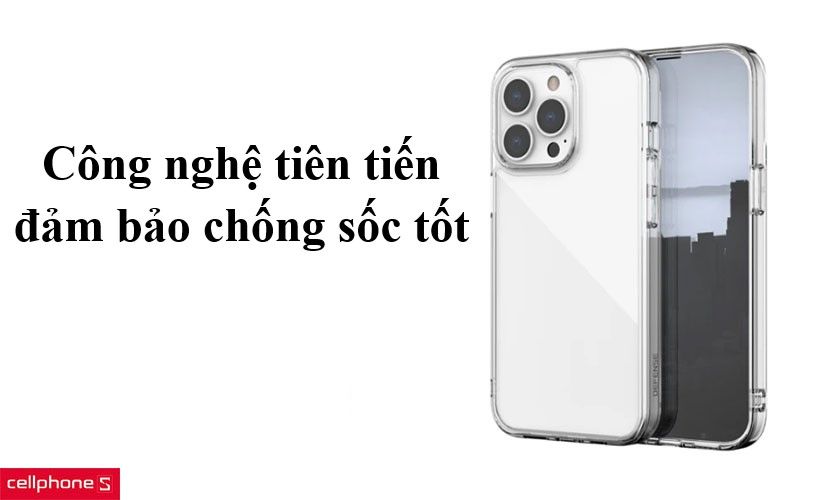 Ốp lưng iPhone 13 Pro Raptic Clearvue Clear