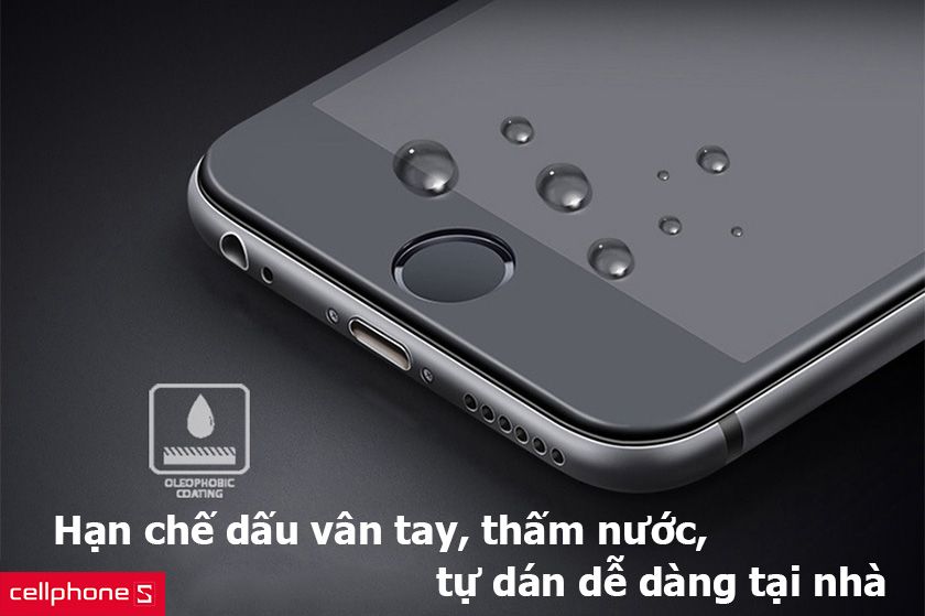 Hạn chế dấu vân tay, thấm nước, tự dán dễ dàng tại nhà