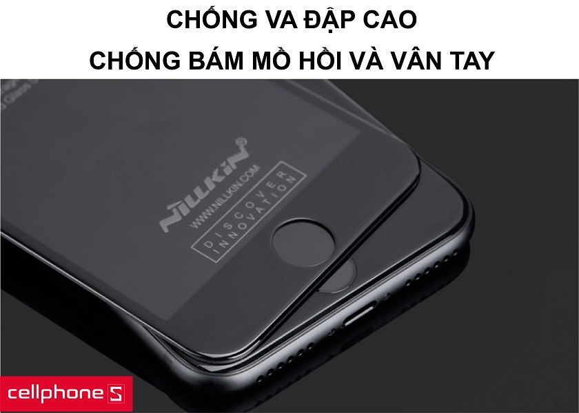 Chống va đập cao cùng khả năng chống bám vân tay, mồ hôi