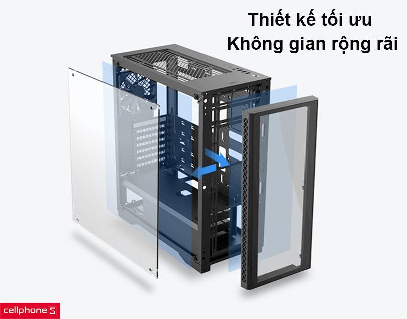 Case Deepcool Matrexx 50 Hiện Đại, Cao Cấp, Thiết Kế Tối Ưu