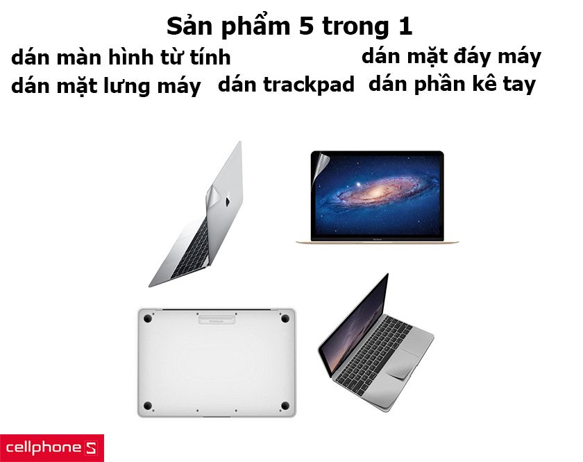 Sản phẩm 5 trong 1 bảo vệ toàn bộ bề mặt