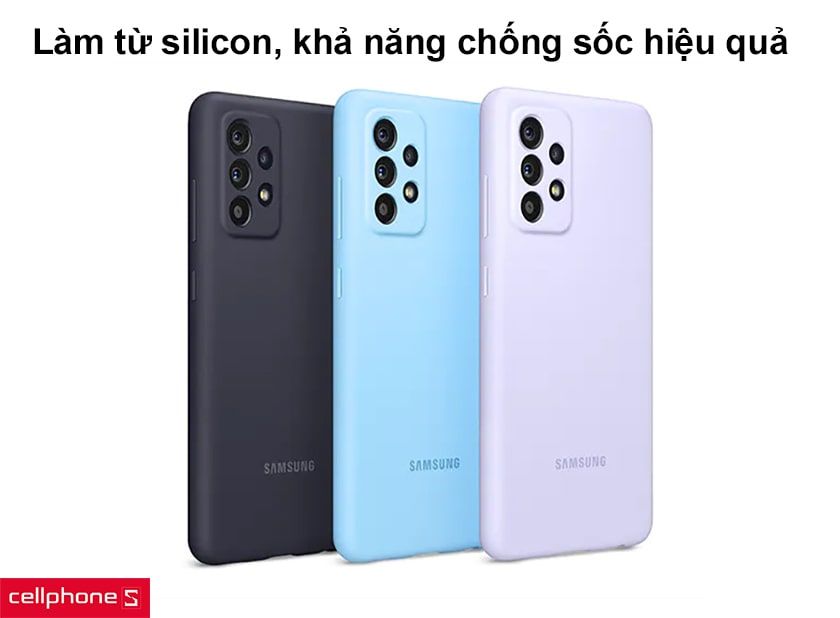 Ốp lưng Samsung Galaxy A52 LTE S-Case Silicone