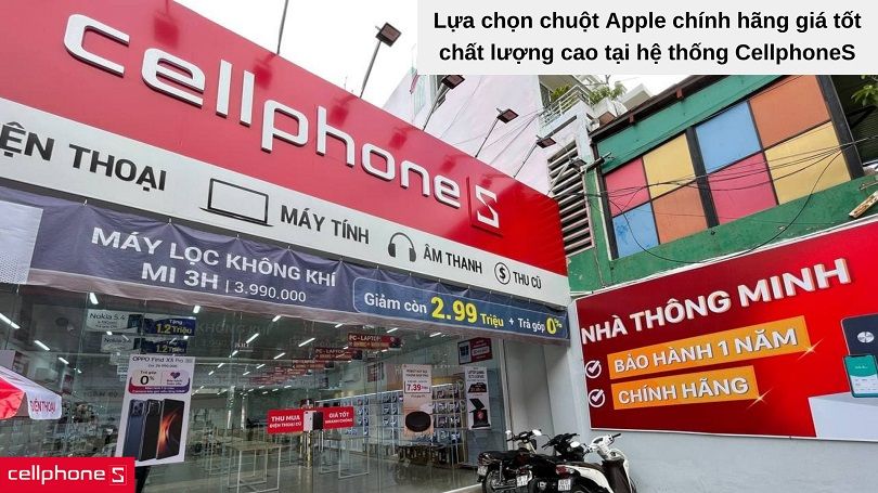 Lựa chọn chuột Apple chính hãng với giá hấp dẫn tại hệ thống CellphoneS