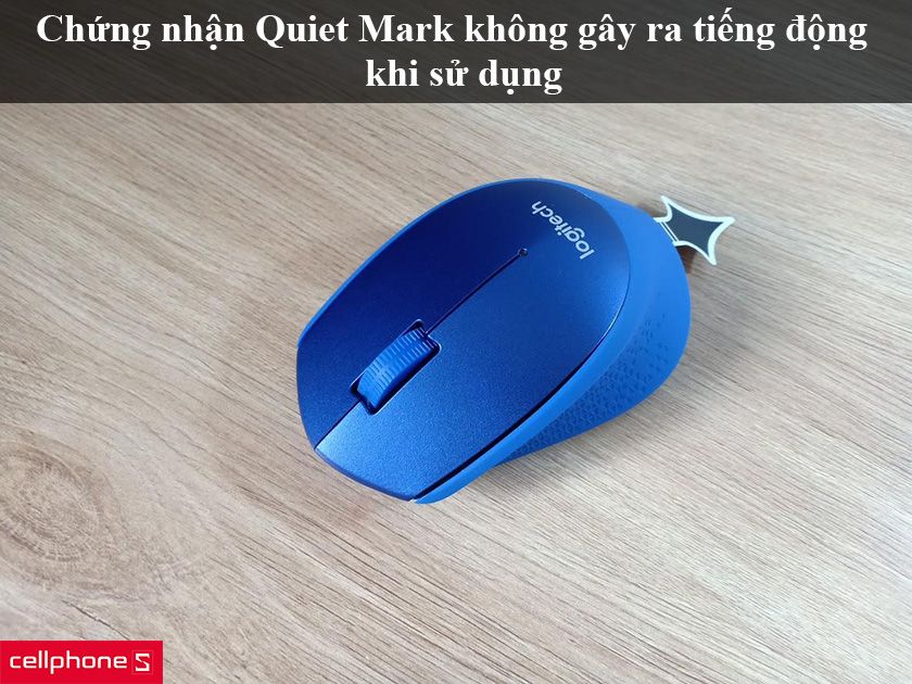 Chứng nhận Quiet Mark không gây ra tiếng động khi sử dụng