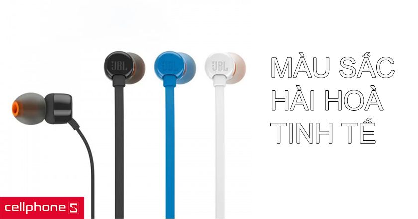 JBL T110 màu sắc hài hòa