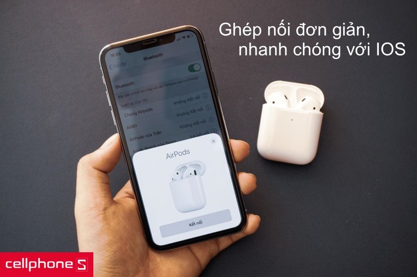 Kết nối đơn giản với các thiết bị sử dụng hệ điều hành iOS