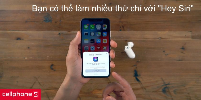 Rảnh tay với “Hey Siri”