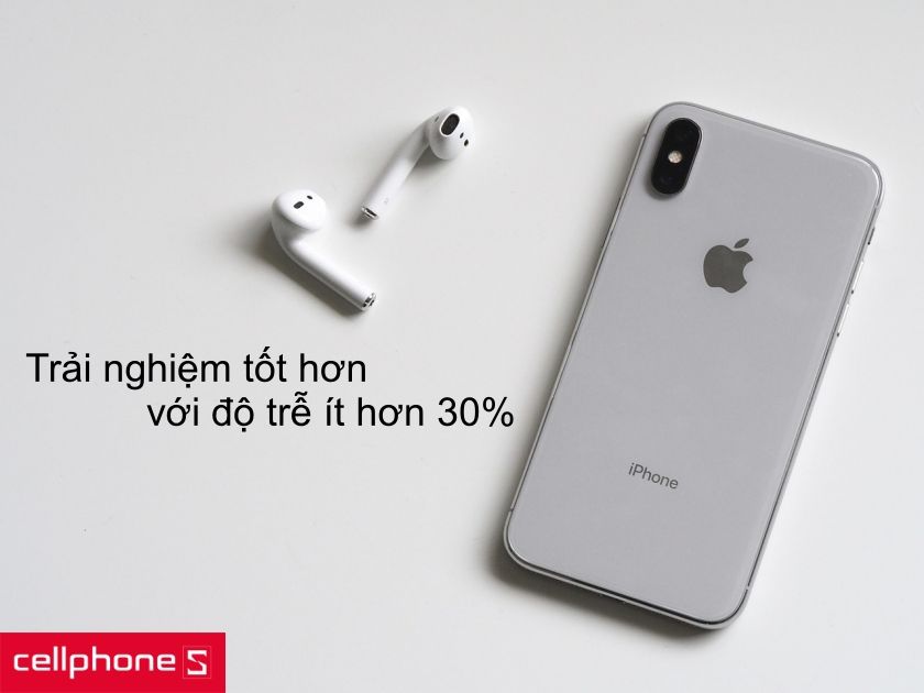 Trải nghiệm Game tốt hơn với độ trễ ít hơn 30%